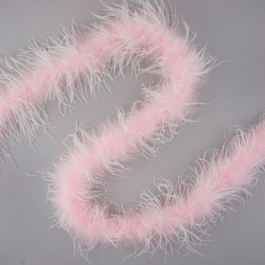 Zucker Feather Products Marabou-Ostrich Boas - Fluorescent Yellow/Shocking Pink