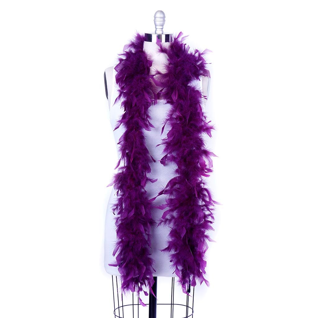 Chandelle Feather Boa - Lightweight - Purple