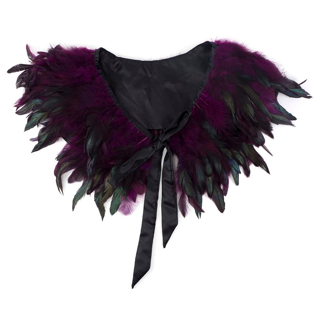 Purple Feather Cape