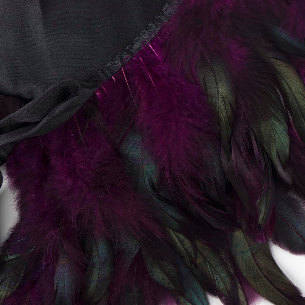 Purple Feather Cape