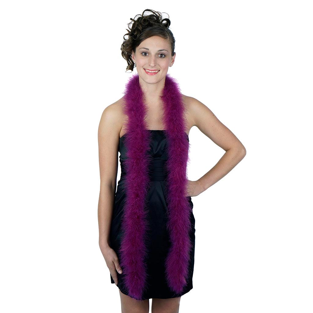 Full Marabou Feather Boa - Purple