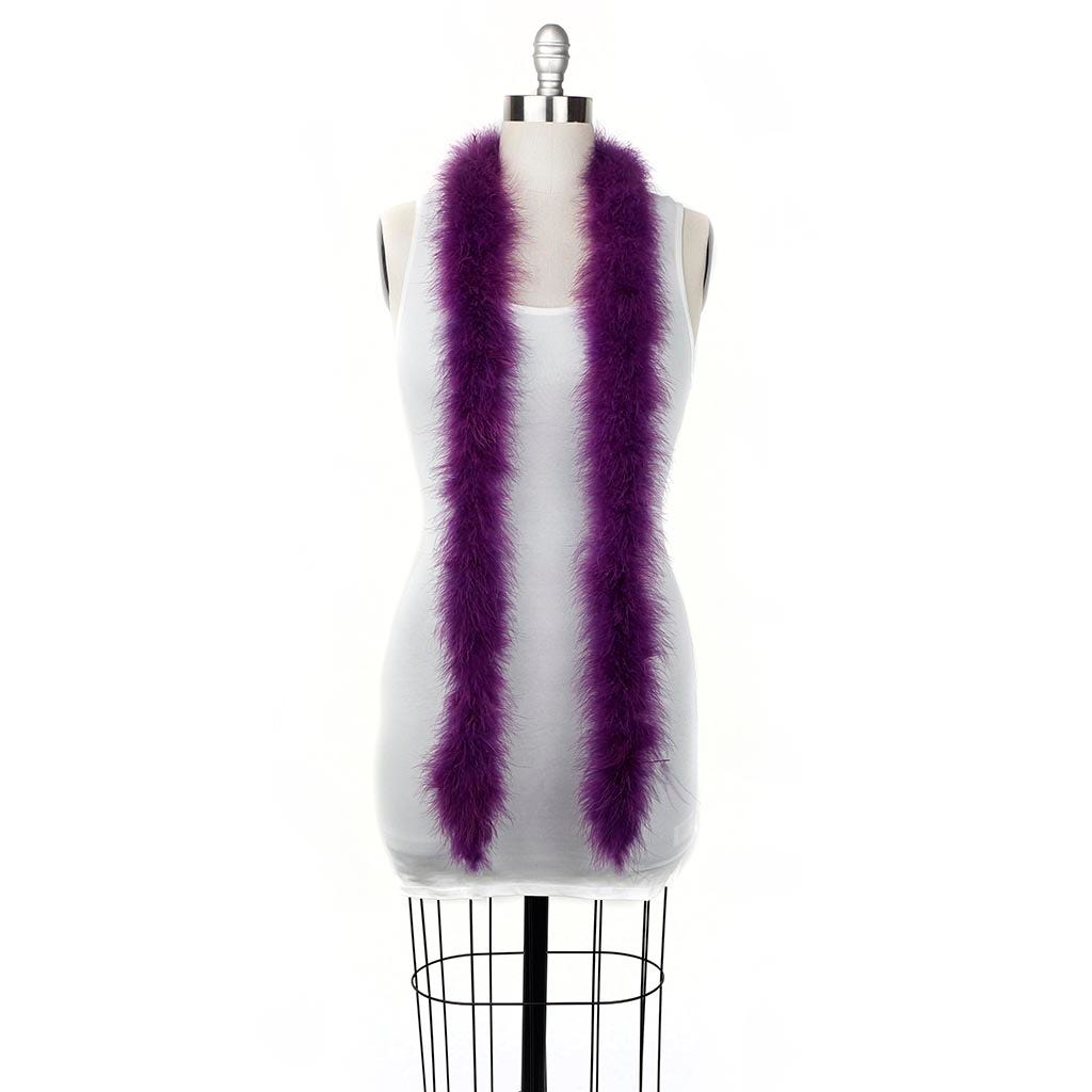 Full Marabou Feather Boa - Purple