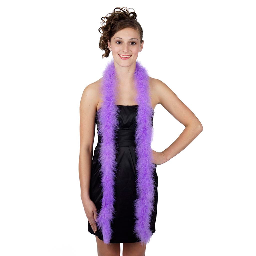 Marabou Feather Boa - Mediumweight - Lavender