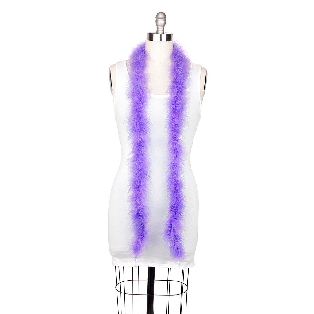 Marabou Feather Boa - Mediumweight - Lavender