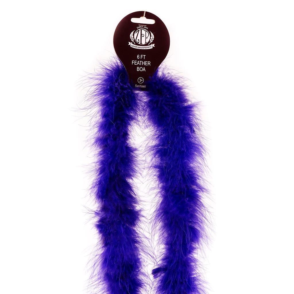 Marabou Feather Boa - Mediumweight - Regal