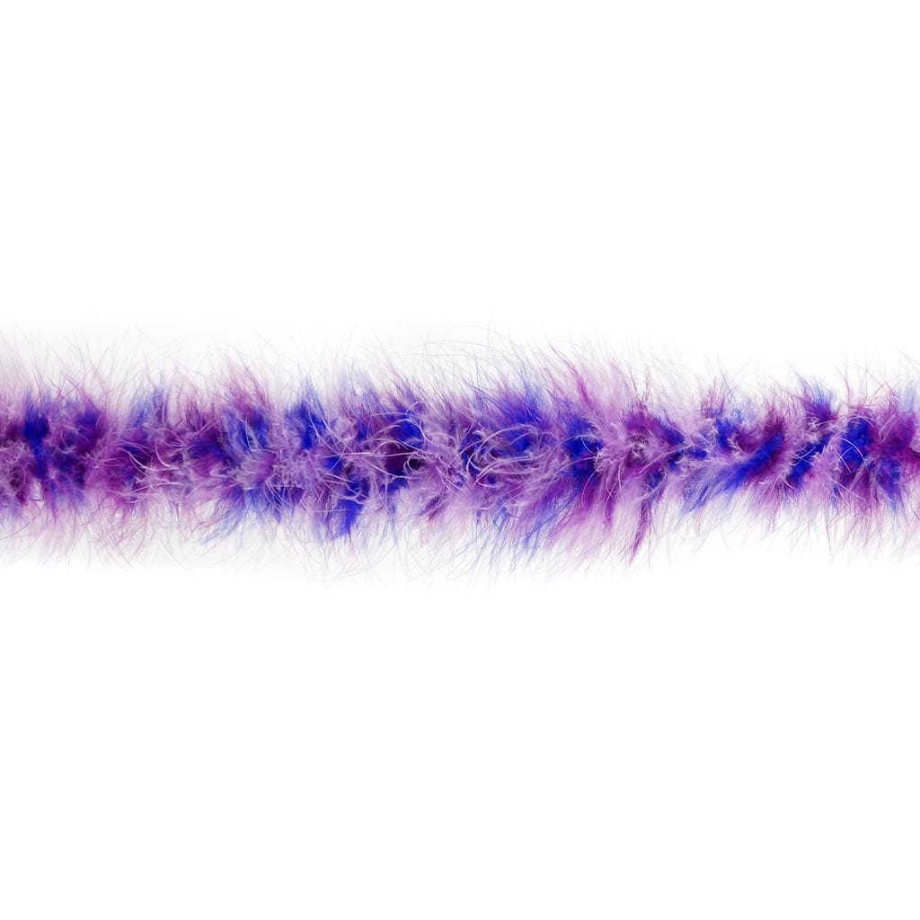 Marabou Feather Boa - Mediumweight - Purples Mix