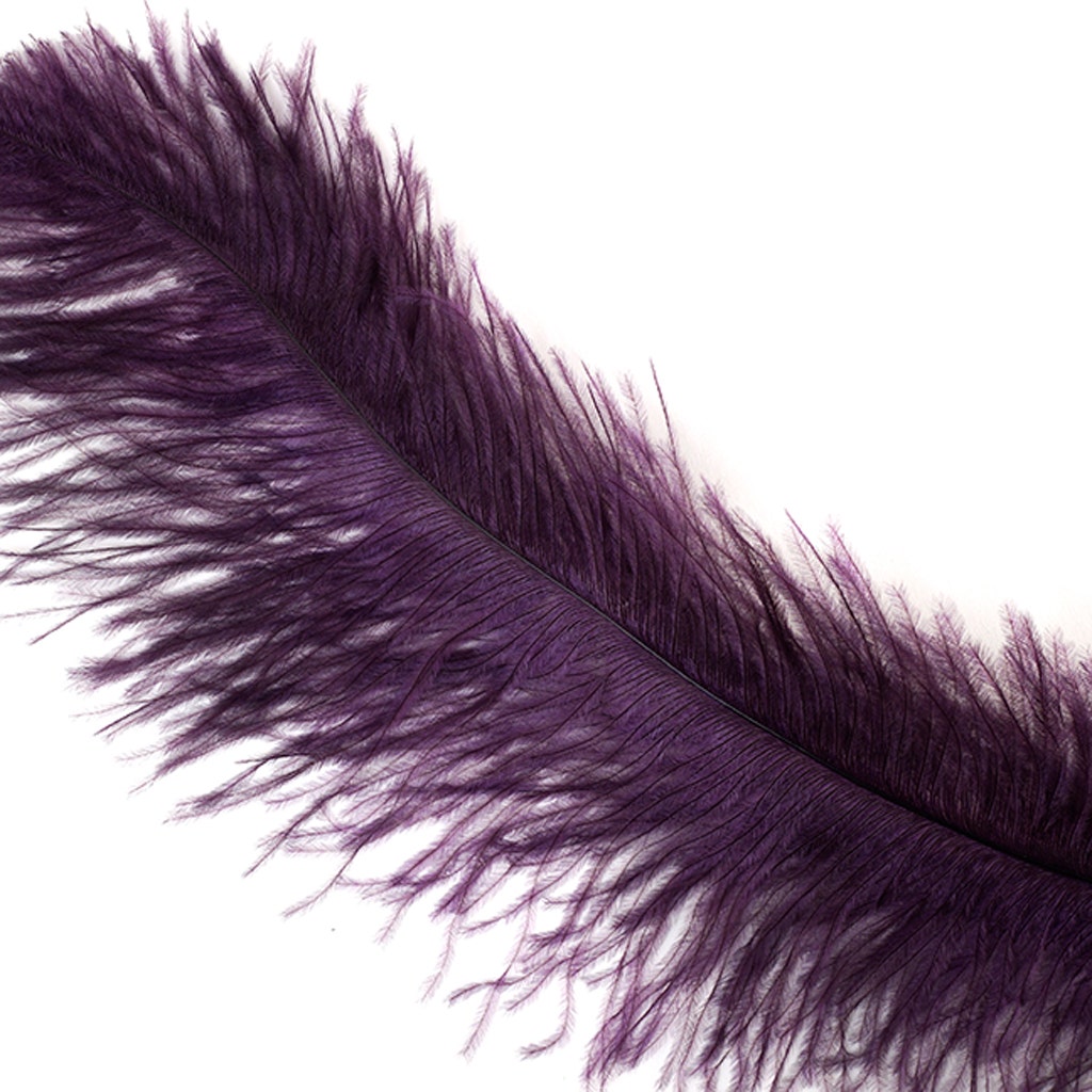 Ostrich Feathers-Floss - Plum