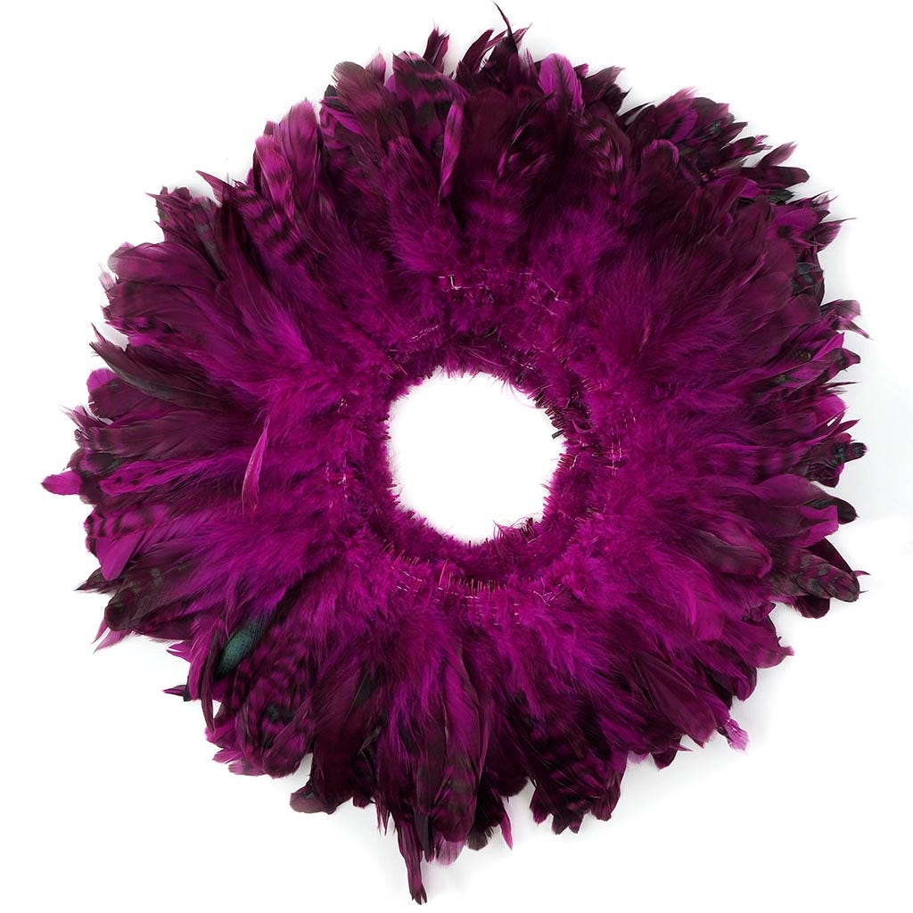 Rooster Coque Tails-Chinchilla 1YD Very Berry