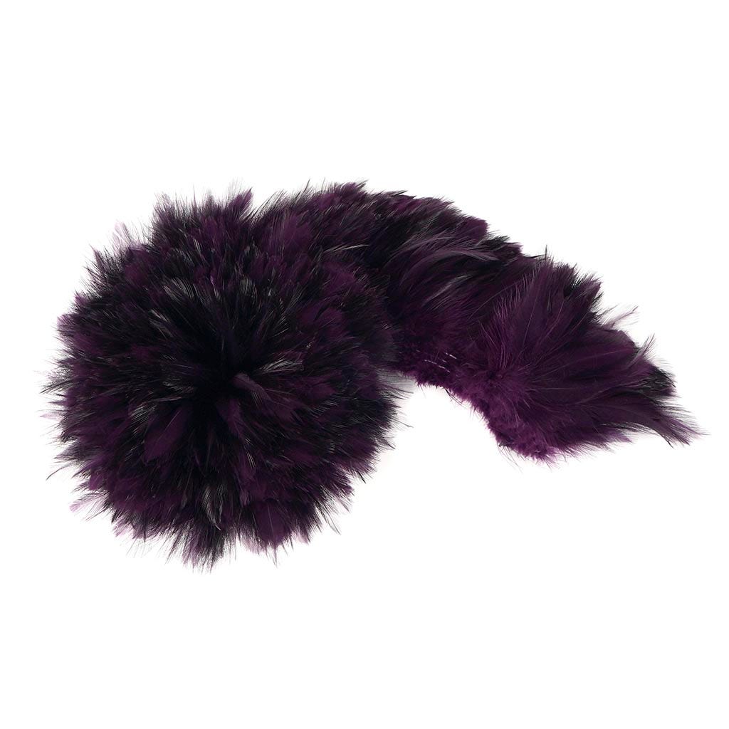 Rooster Hackle-White-Dyed - Purple