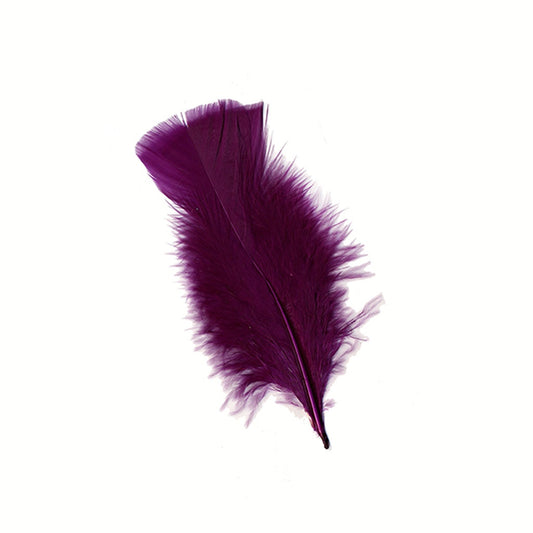 Turkey Feather Flats Dyed - Purple