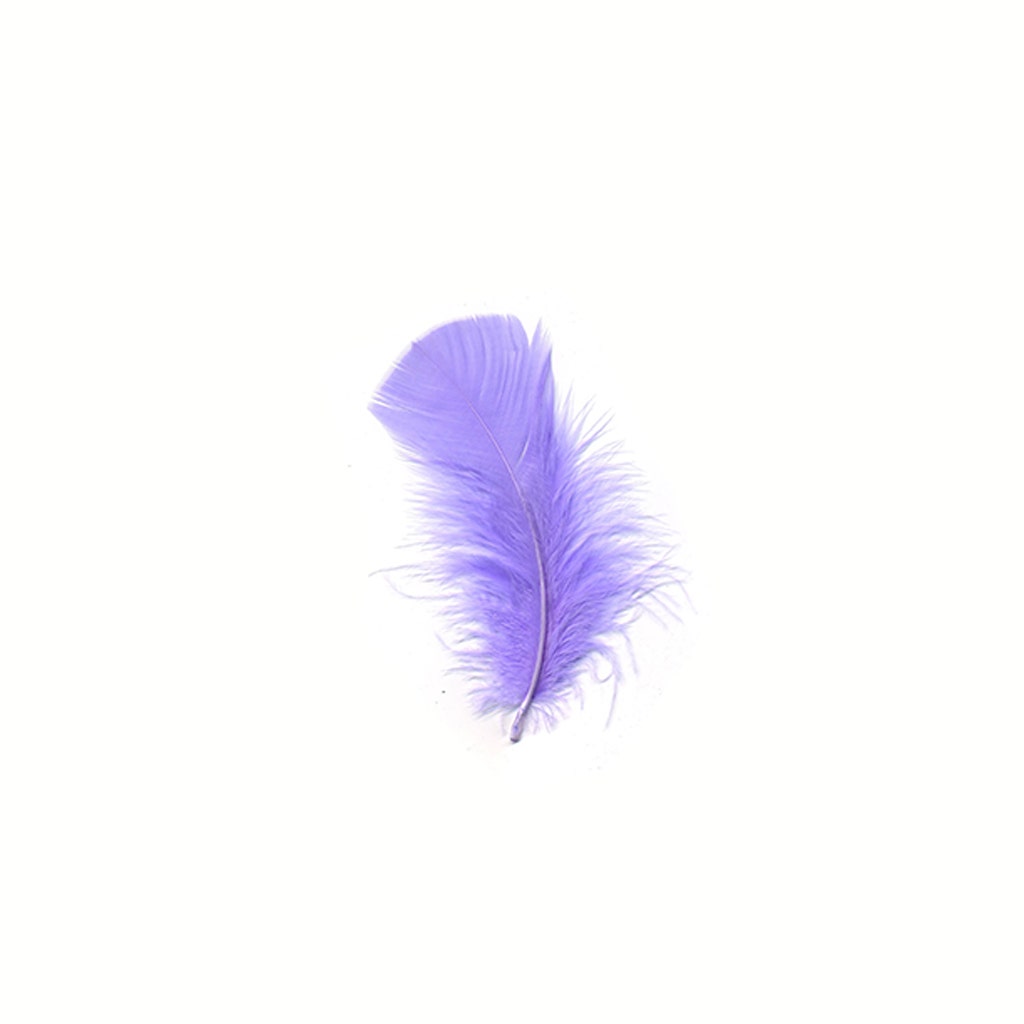 Loose Turkey Plumage Feathers - 1/4 lb - Lavender