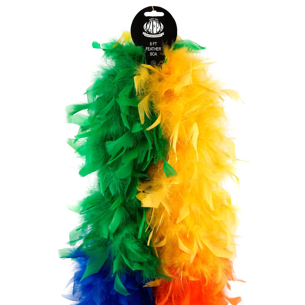 Chandelle Feather Boa - Heavyweight - Sectional - Rainbow