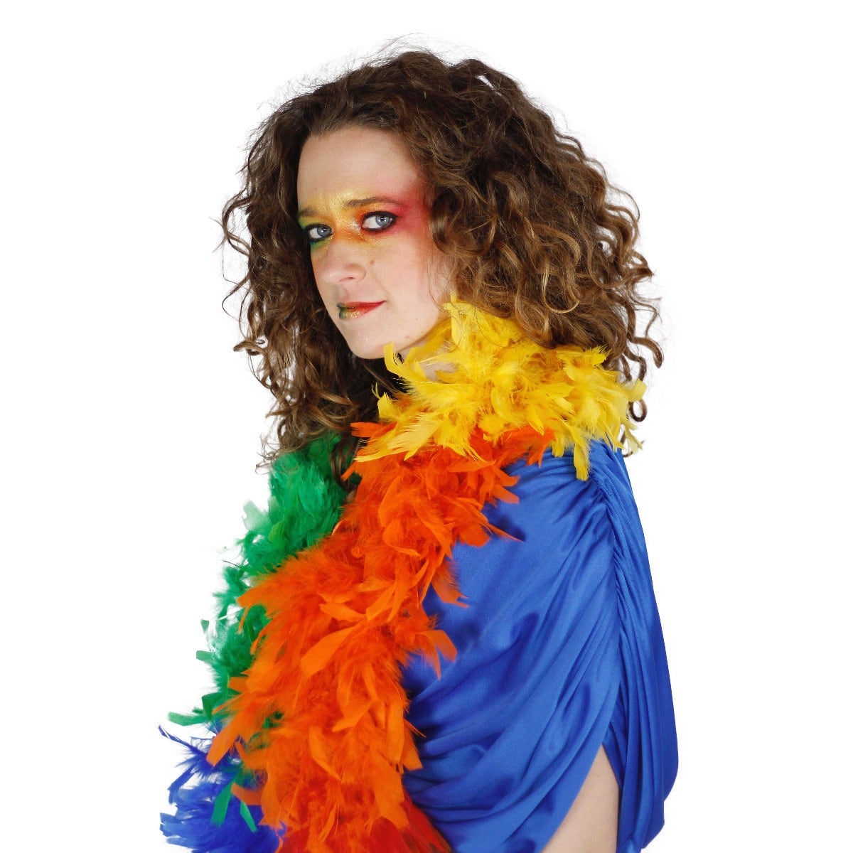 Chandelle Feather Boa - Heavyweight - Sectional - Rainbow