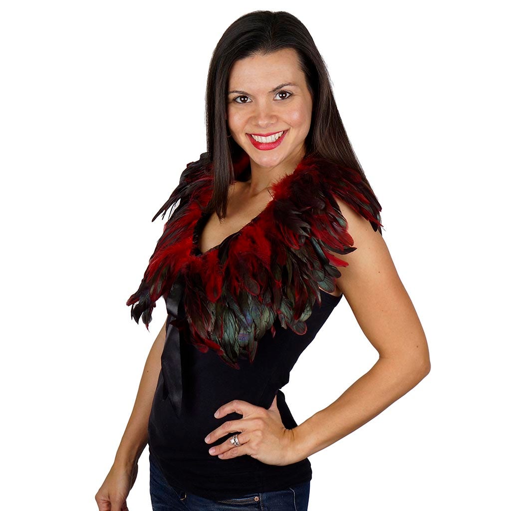 Red Feather Cape