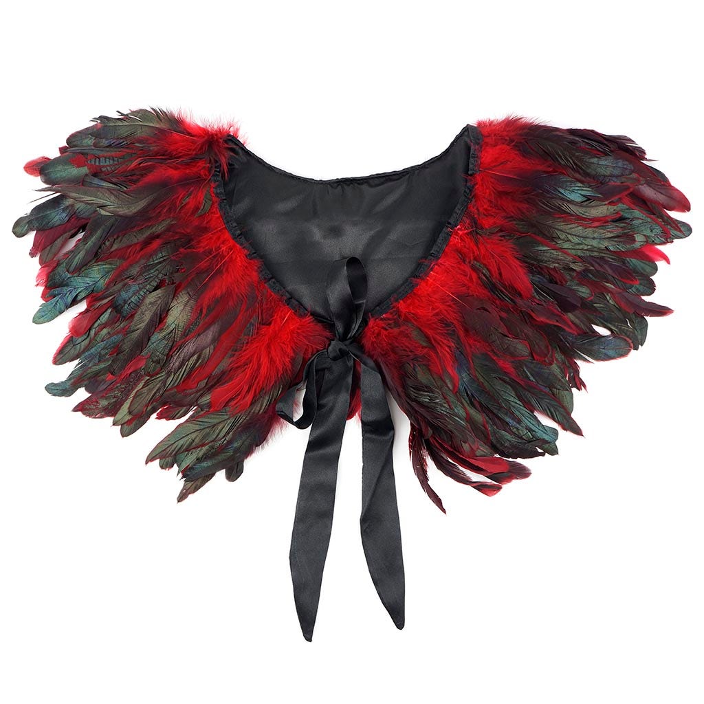 Red Feather Cape