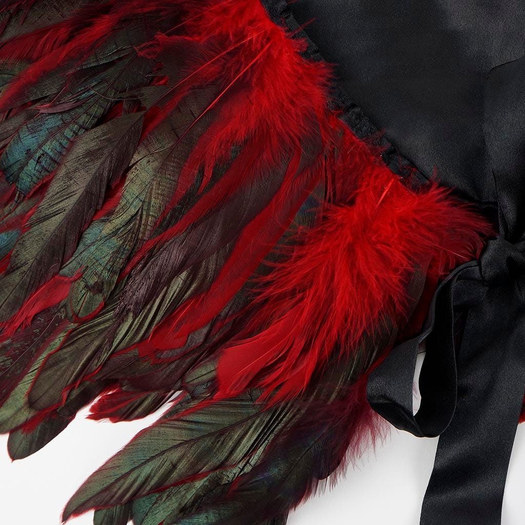 Red Feather Cape