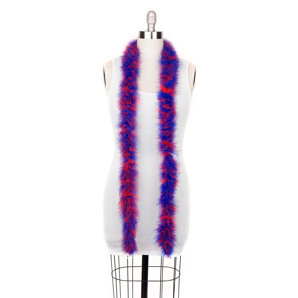 Marabou Feather Boa - Mediumweight - Red/Regal