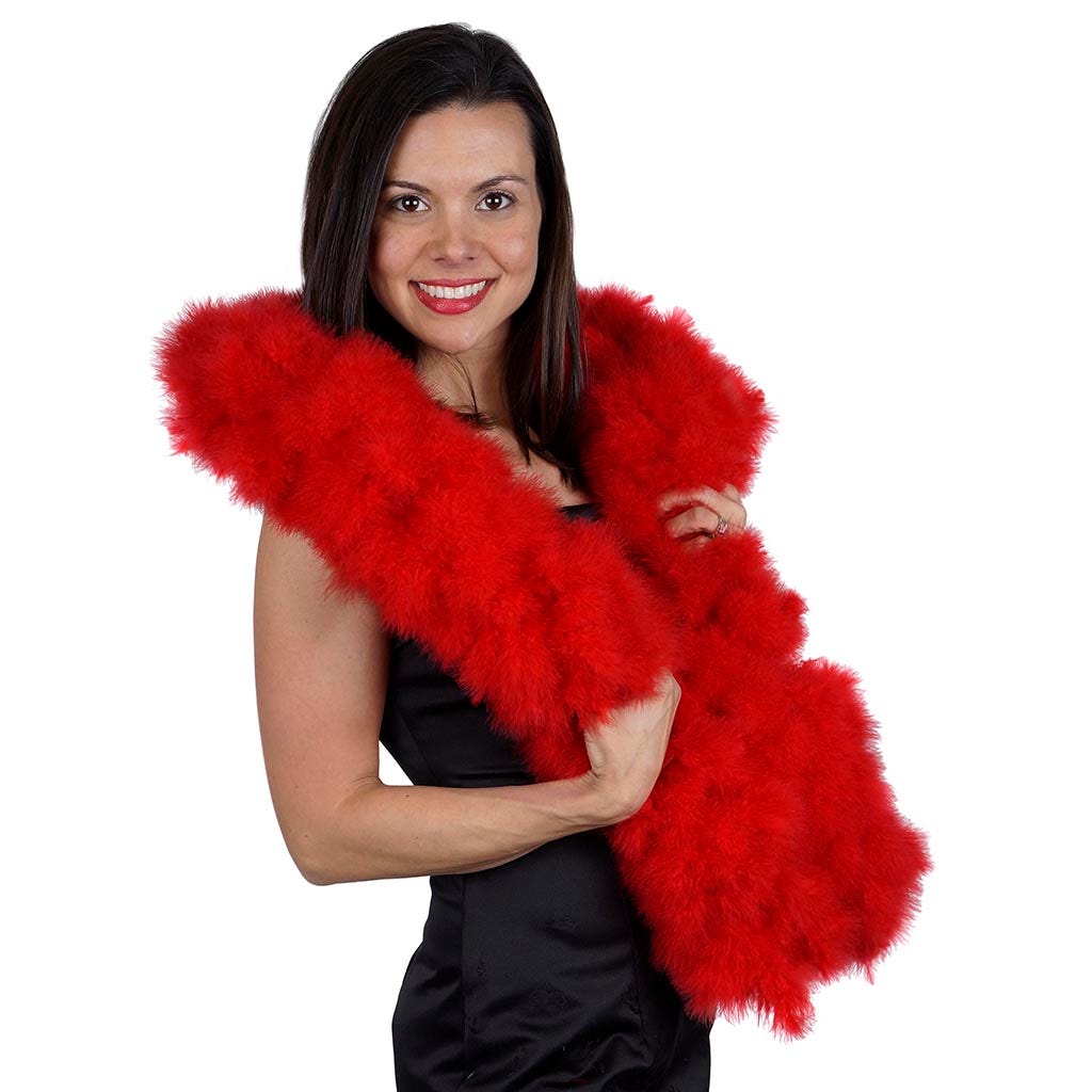 Marilyn Feather Boa - Red