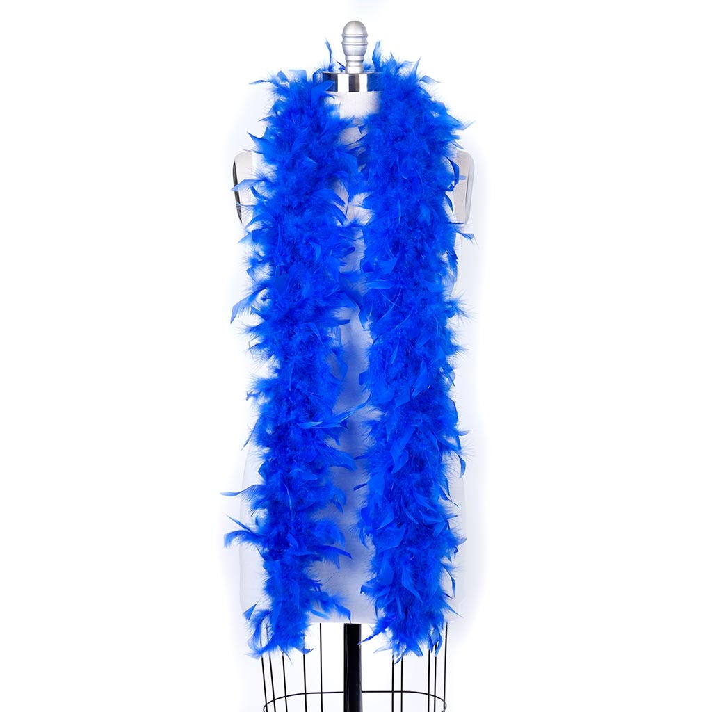 Chandelle Feather Boa - Medium Weight - Royal