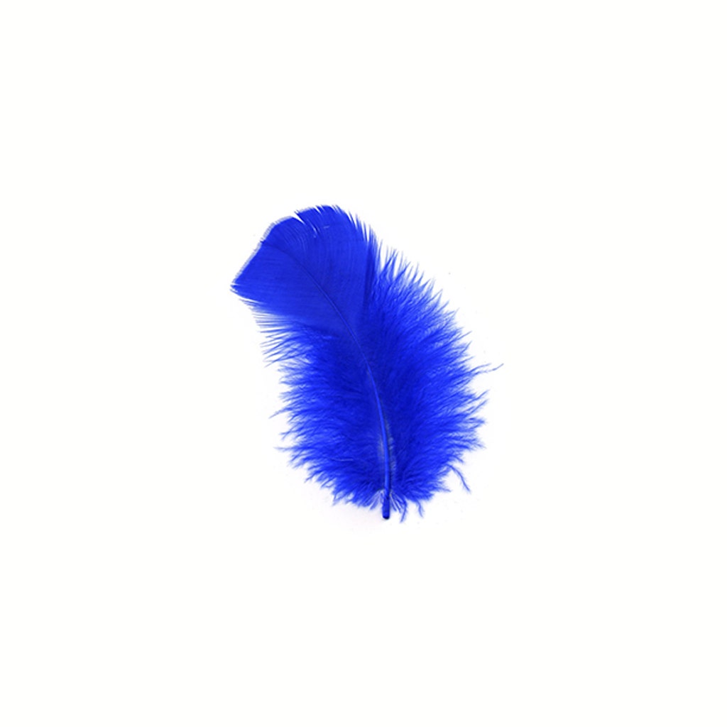 Loose Turkey Plumage Feathers - 1/4 lb - Royal