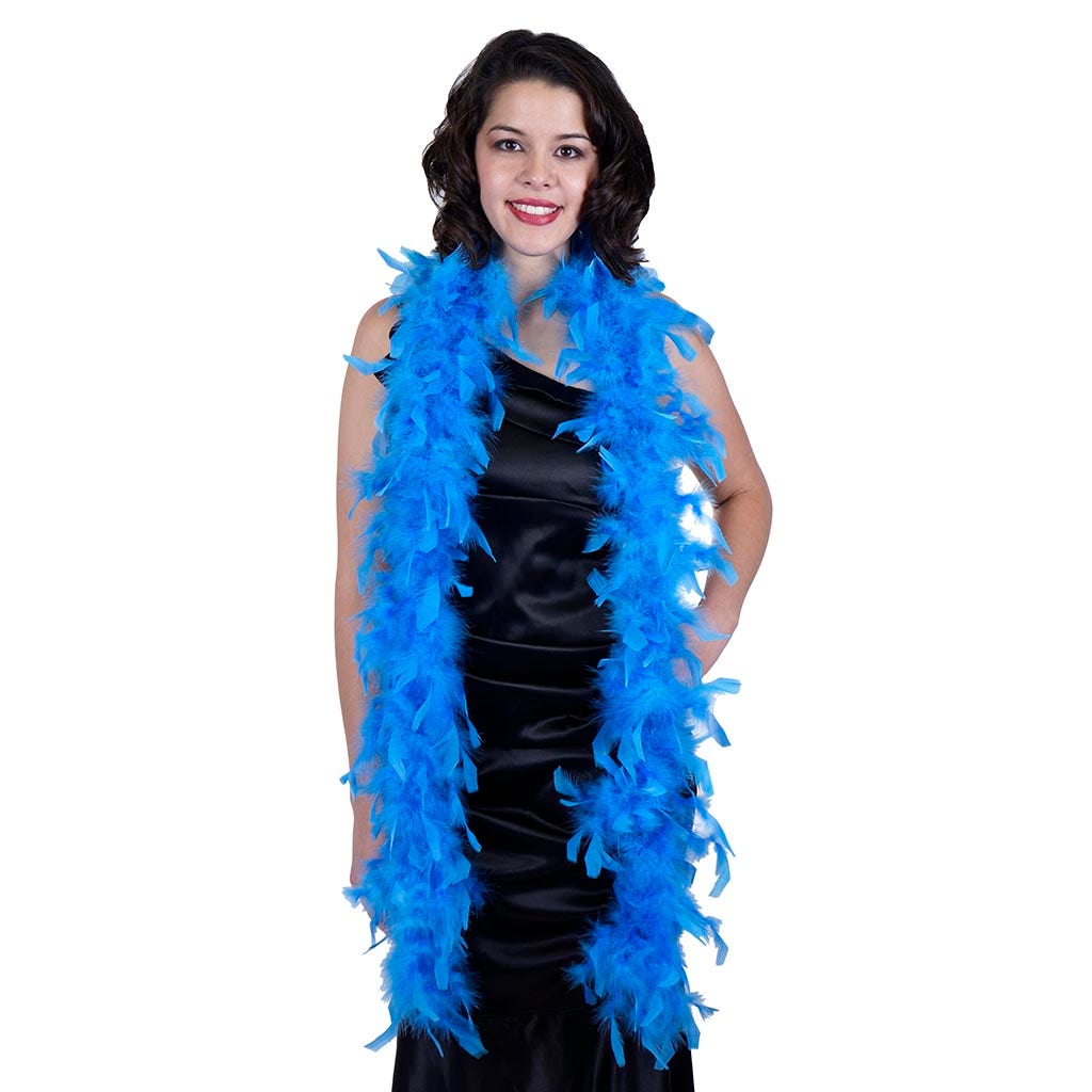 Chandelle Feather Boa - Lightweight- Dark Turquoise