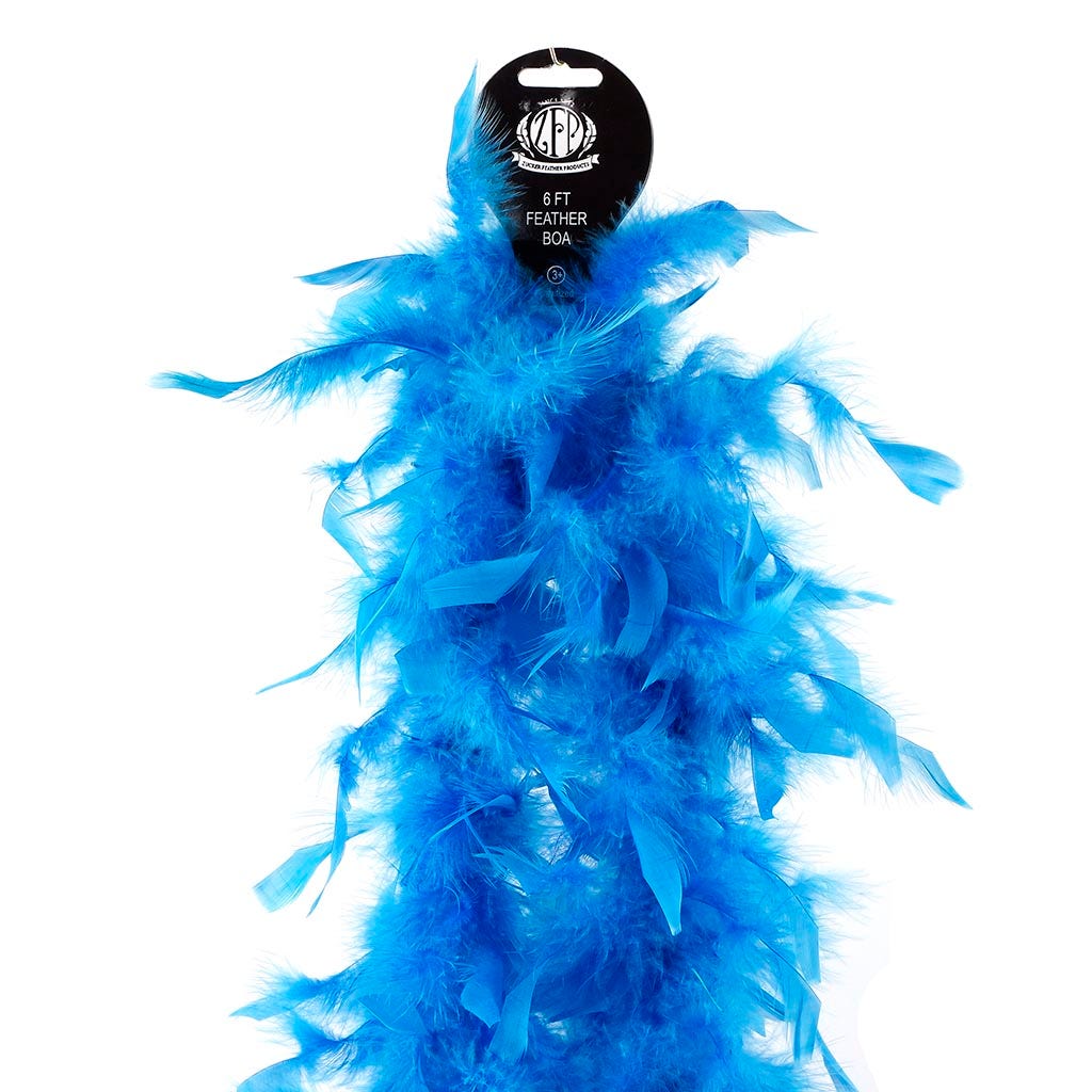 Chandelle Feather Boa - Lightweight- Dark Turquoise