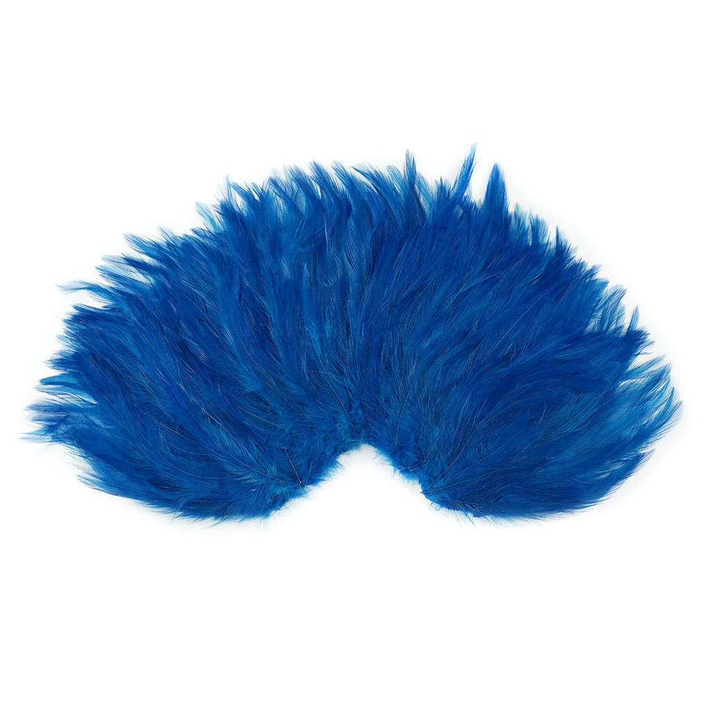 Feather Hackle Pads Dyed - Dark Turquoise