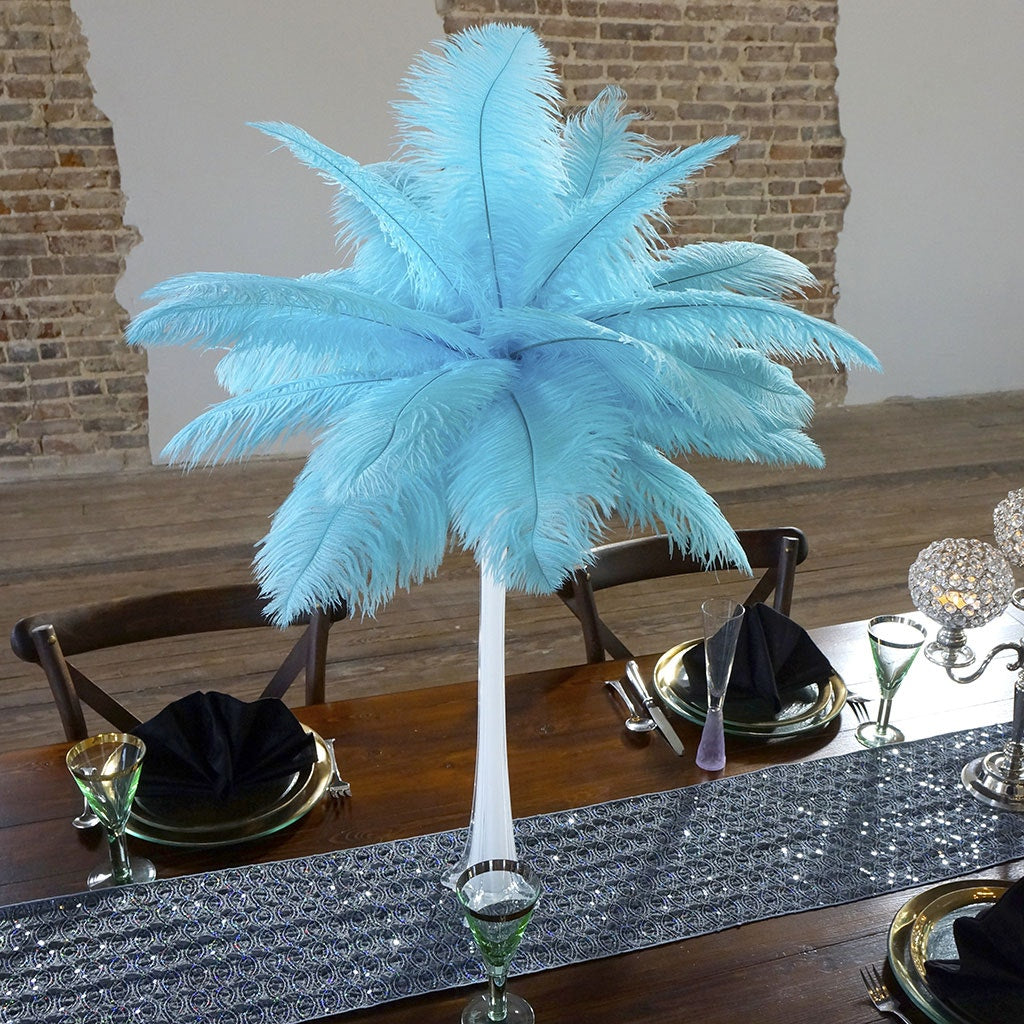 FEATHER CENTERPIECES/VASES