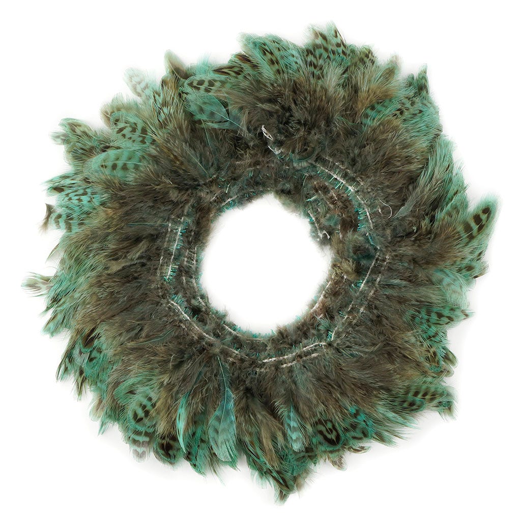 Ringneck Pheasant Plumage 1 YD Light Turquoise