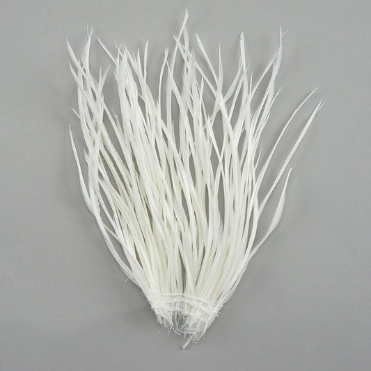 Goose Biot Feathers-Dyed - White