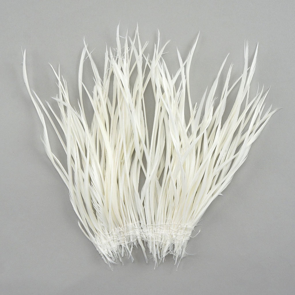 Goose Biot Feathers-Dyed - White