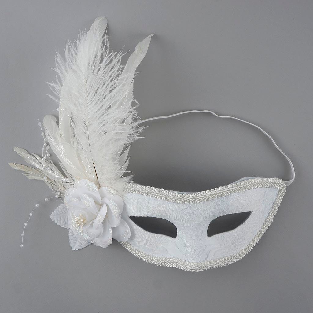 White Feather Mask