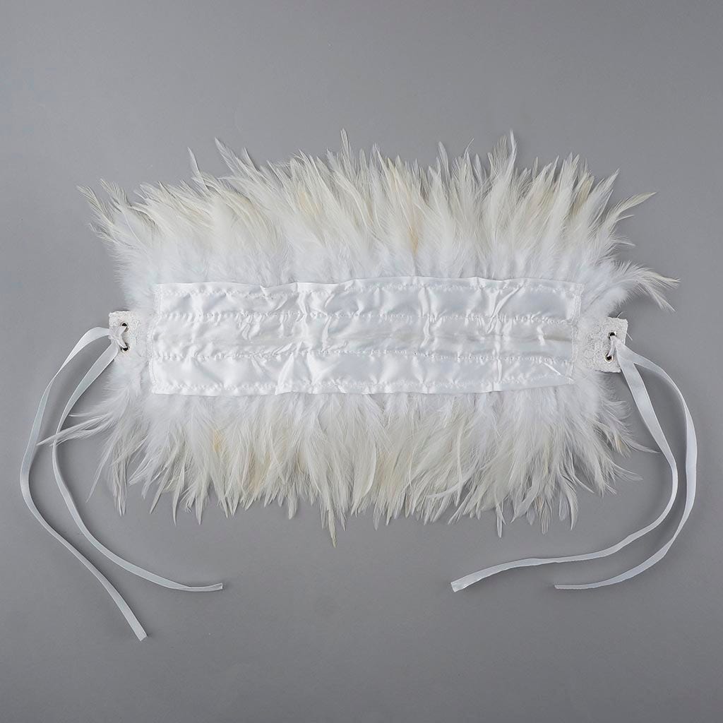 Feather Choker White