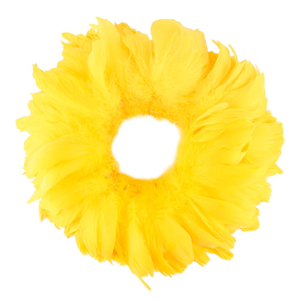 Goose Nagorie Feathers Dyed - Yellow