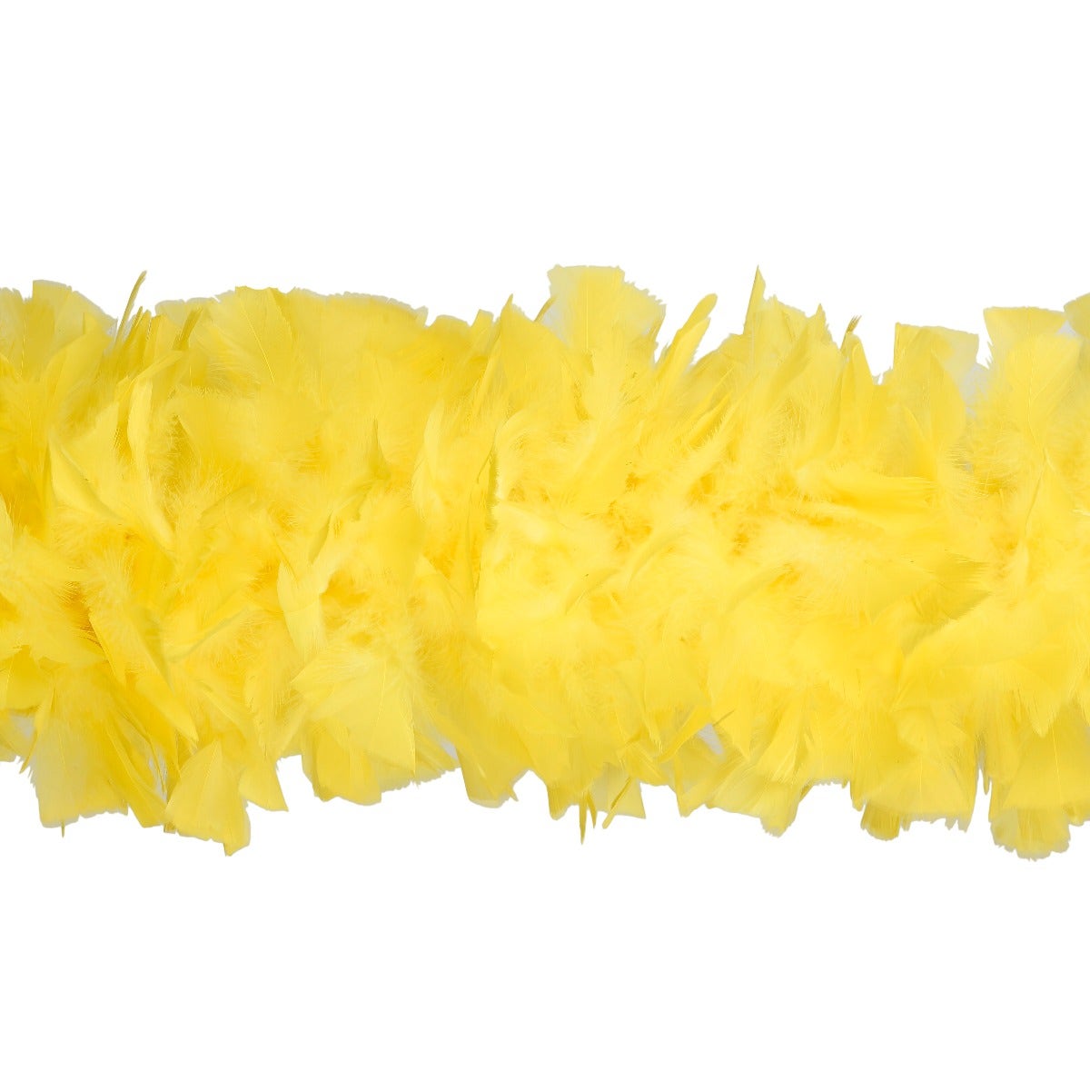 Turkey Feather Boa 8-10" - Fluorescent Yellow