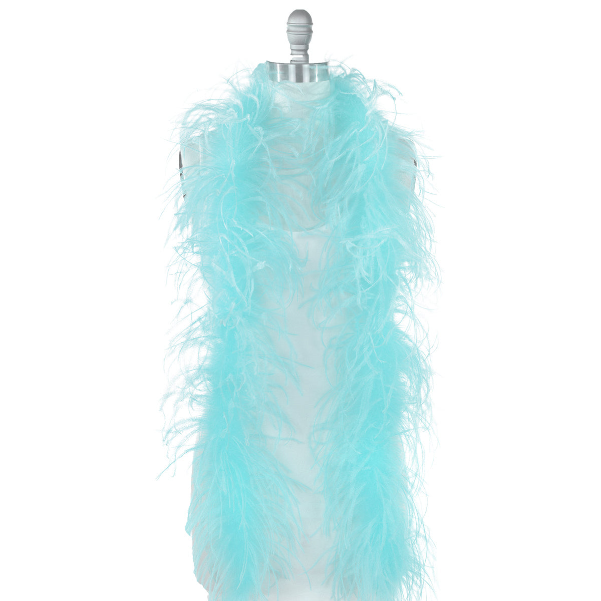 6 Ft. One Ply Ostrich Feather Boas Solid Colors 9" - Mint