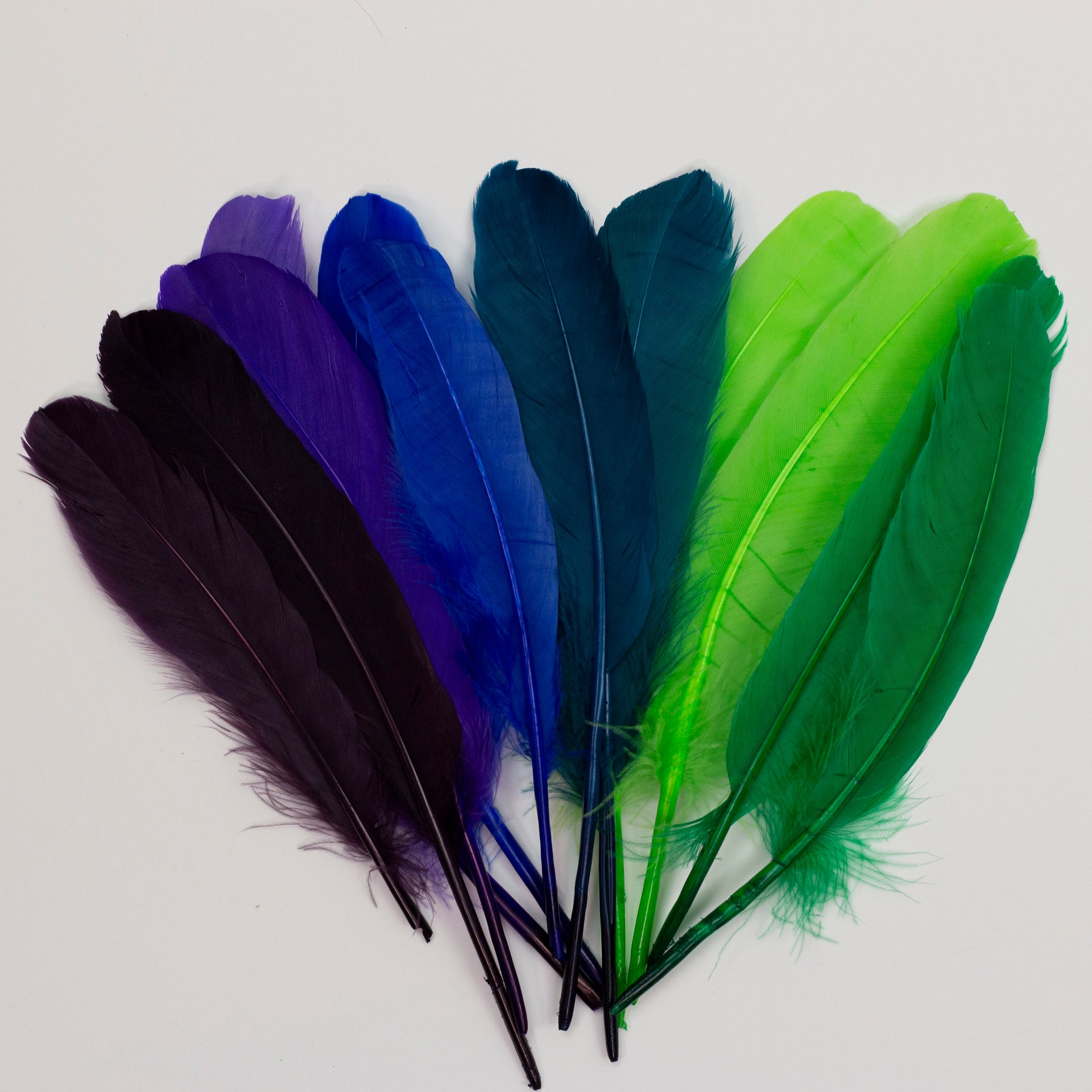 Green Feathers –  by Zucker Feather Products, Inc.