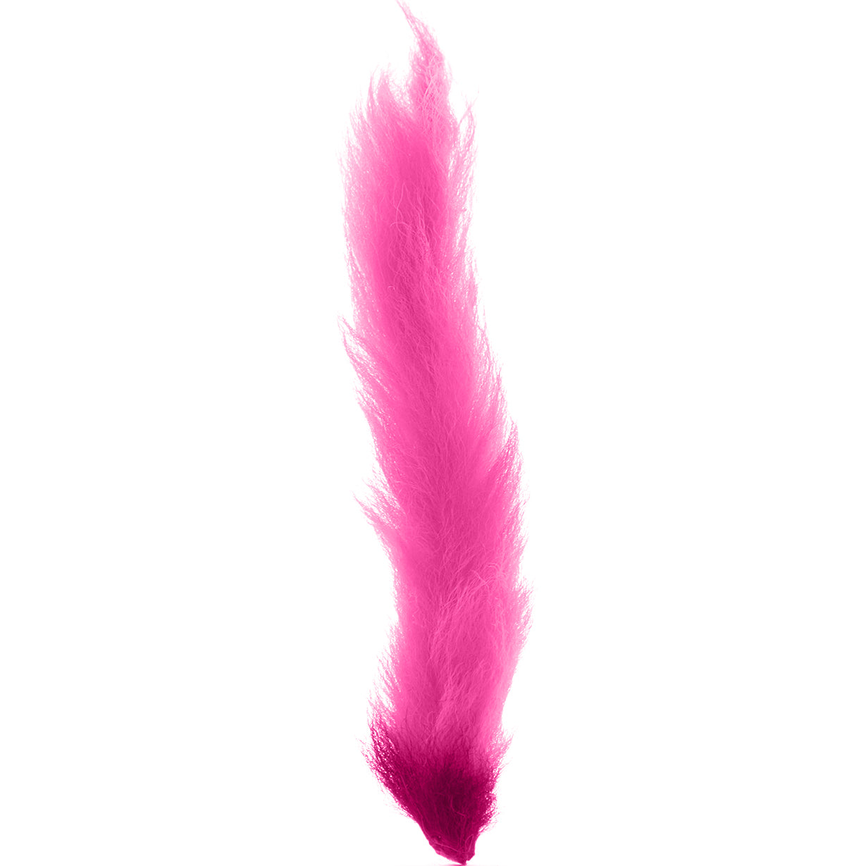 Calf Tails-Assorted Tails 8-10 Inches - Fluorescent Light Pink