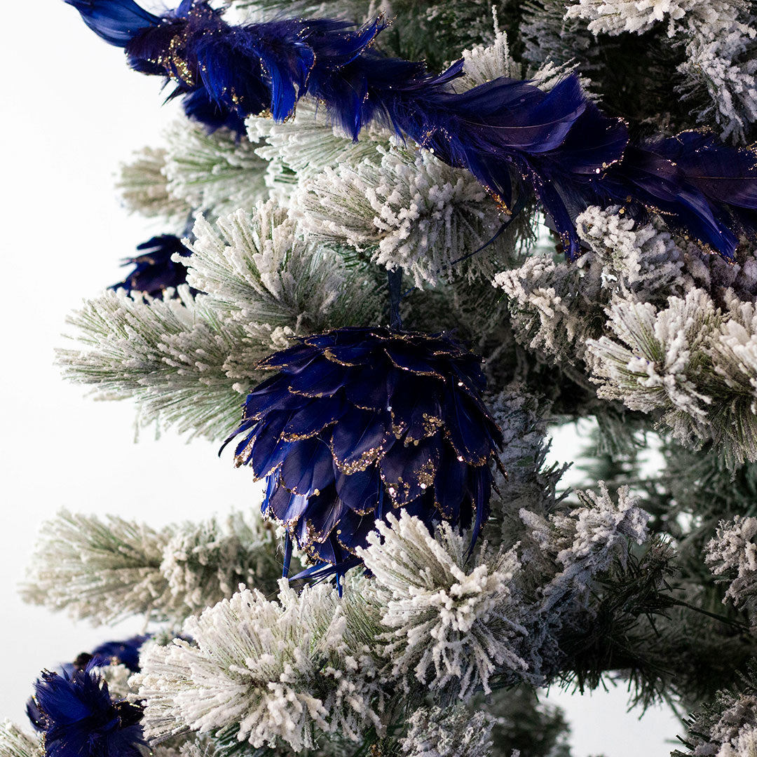 Navy Blue Christmas Ornament