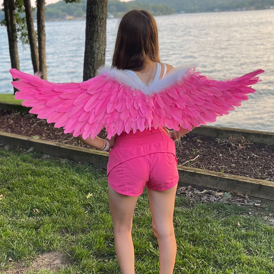 Cosplay Angel Wings 50"X16" - Pink