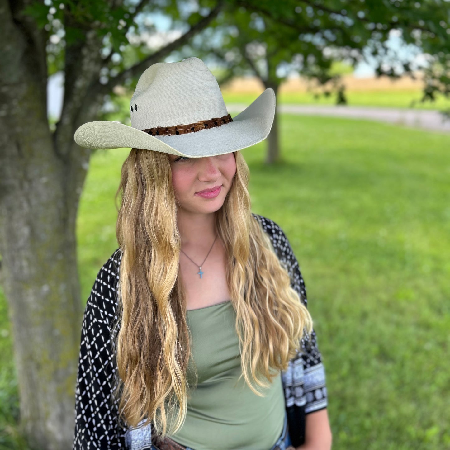 Natural Pheasant Feather Hat Band