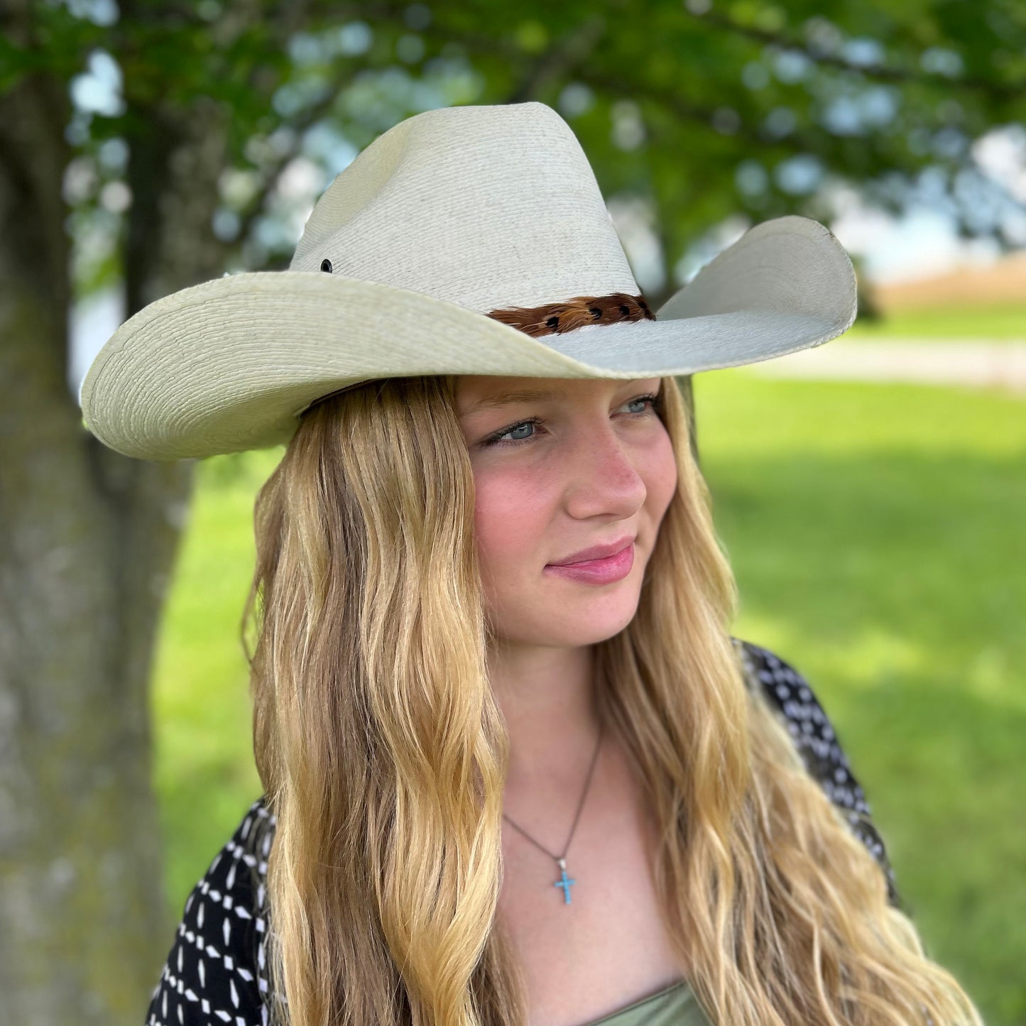 Natural Pheasant Feather Hat Band