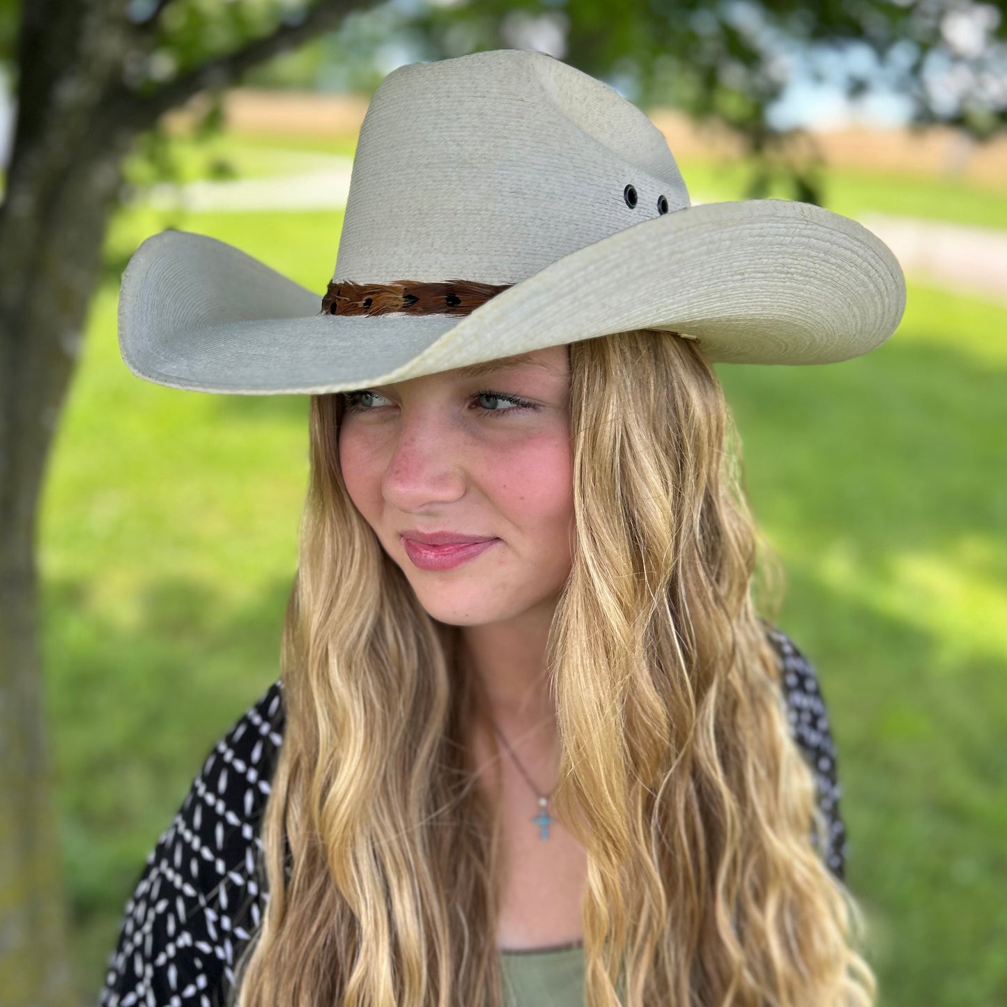 Natural Pheasant Feather Hat Band