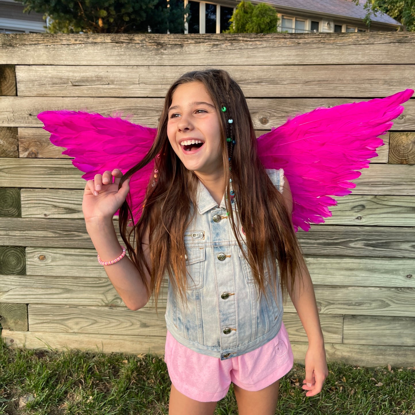 Hot Pink Fairy Wings
