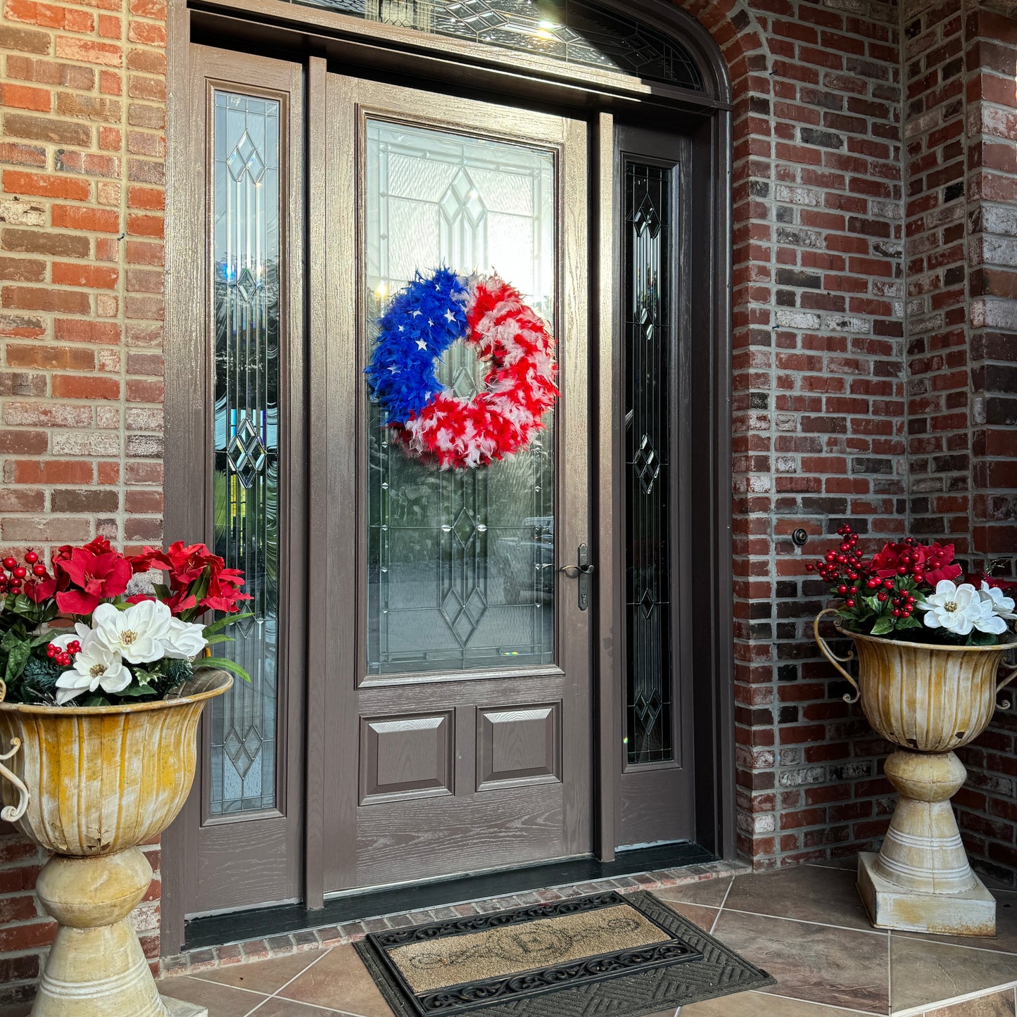 American Flag Wreath