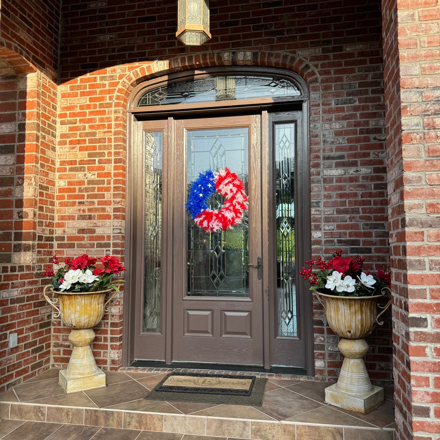 American Flag Wreath