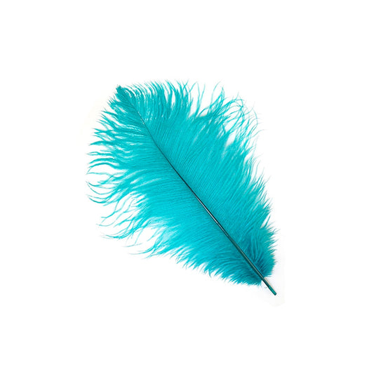 Ostrich Feathers 13-16" Drabs - Dark Aqua