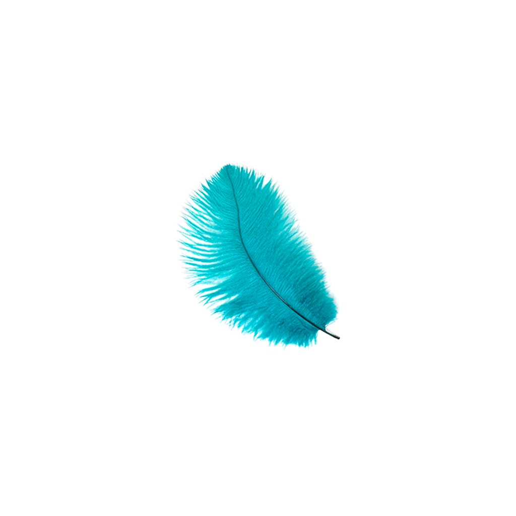 Ostrich Feathers 4-8" Drabs - Dark Aqua