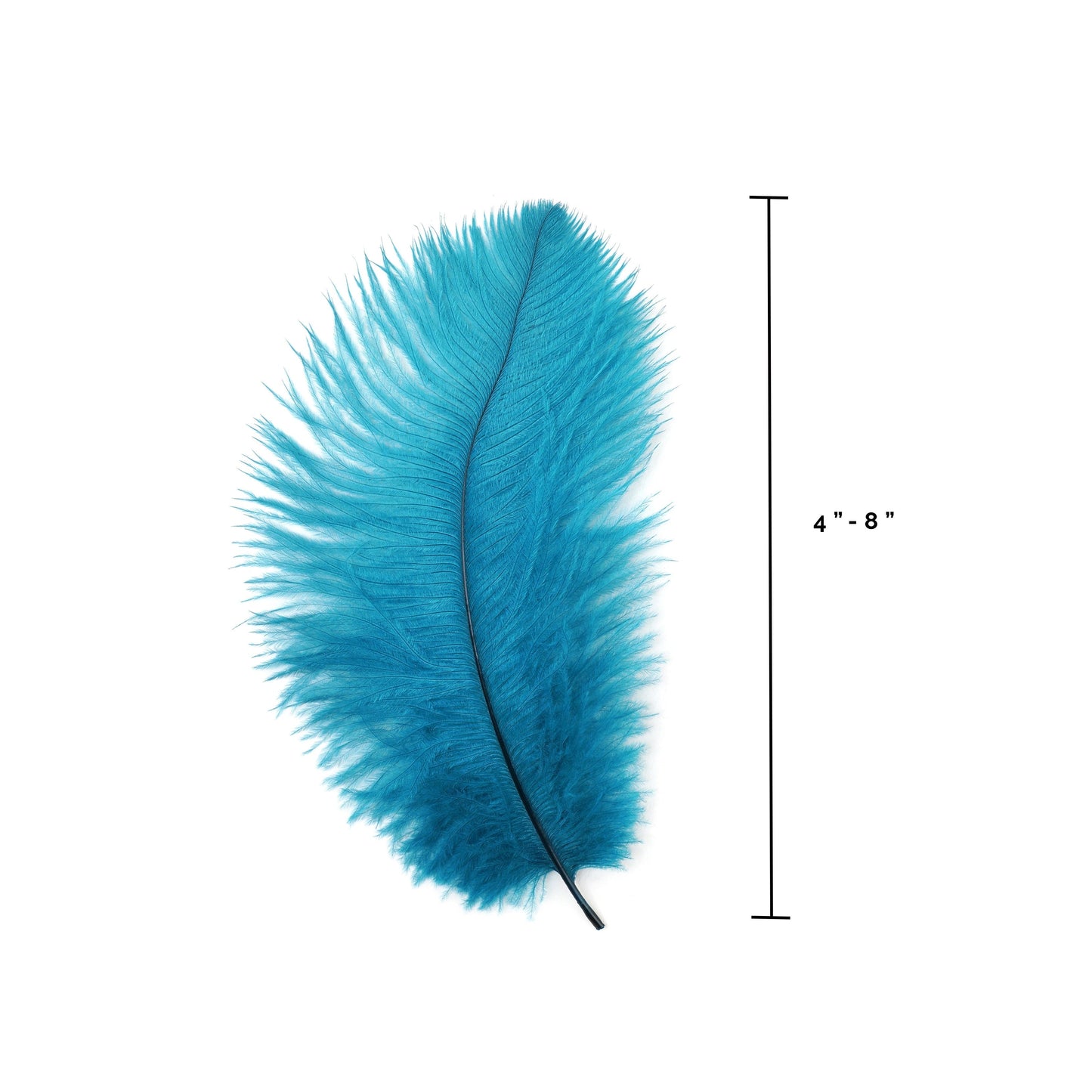 Ostrich Feathers 4-8" Drabs - Dark Aqua