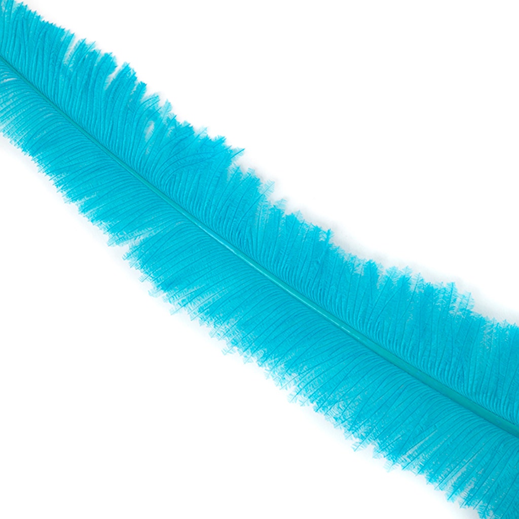 Ostrich Feathers - 13-24" Nandus - Light Aqua